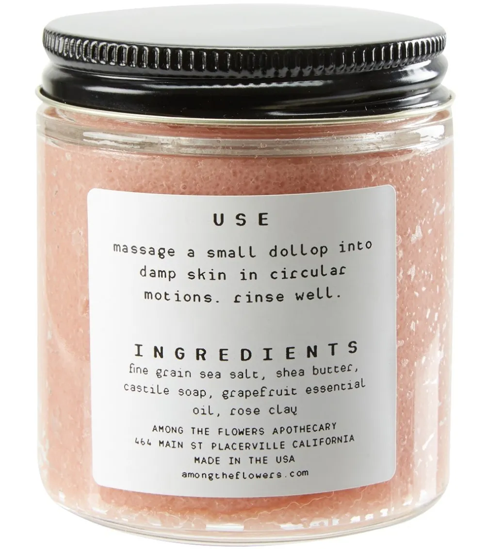 Among The Flowers Pink Sea Salt Scrub
