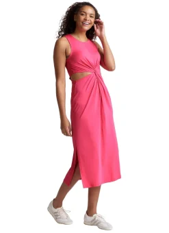 Beyond Yoga Around The World Front Twist Dress
