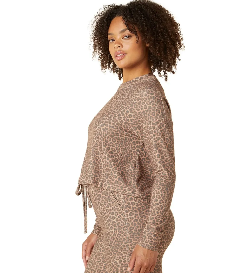 Beyond Yoga Brushed Up Cropped Pullover