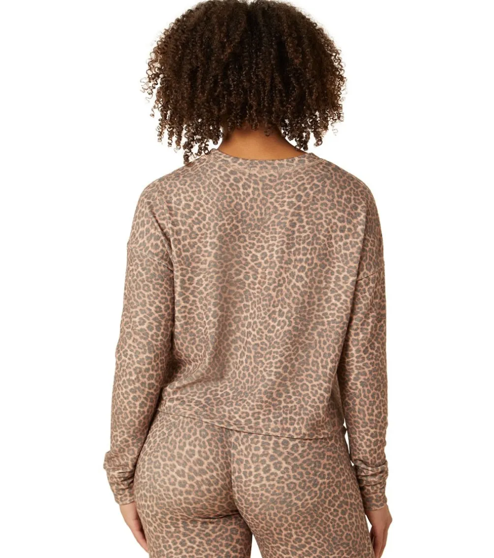 Beyond Yoga Brushed Up Cropped Pullover