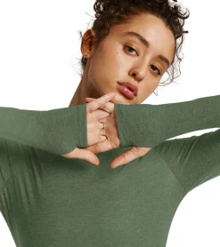 Beyond Yoga Featherweight Spacedye Classic Crew Pullover