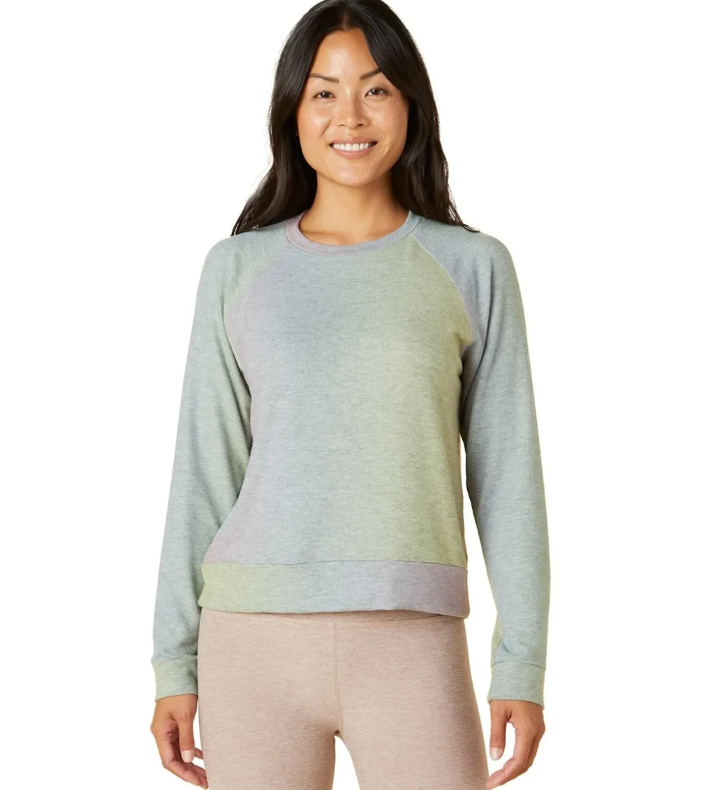 Beyond Yoga Hacci Favorite Raglan Crew Yoga Pullover