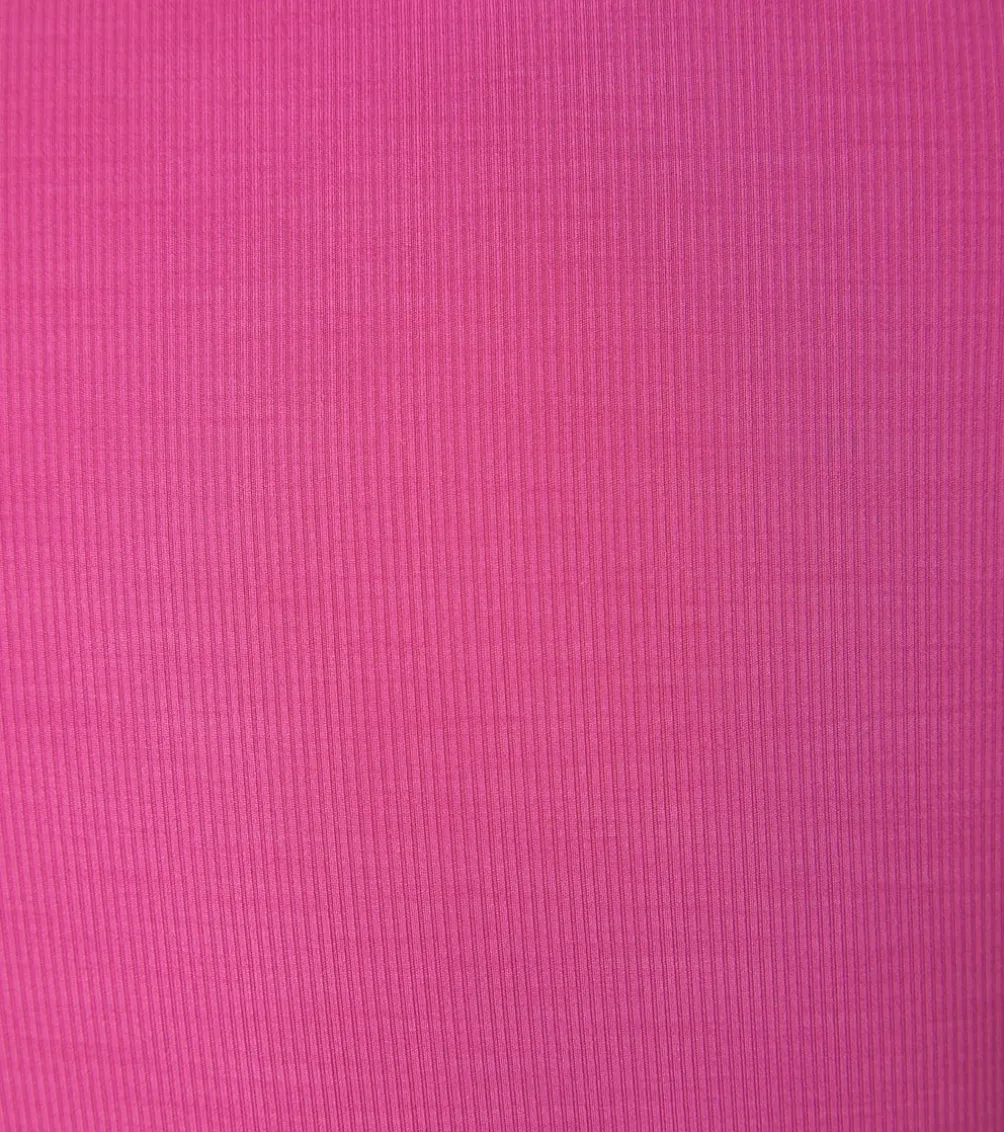 Beyond Yoga Heather Rib Groove Cropped Top