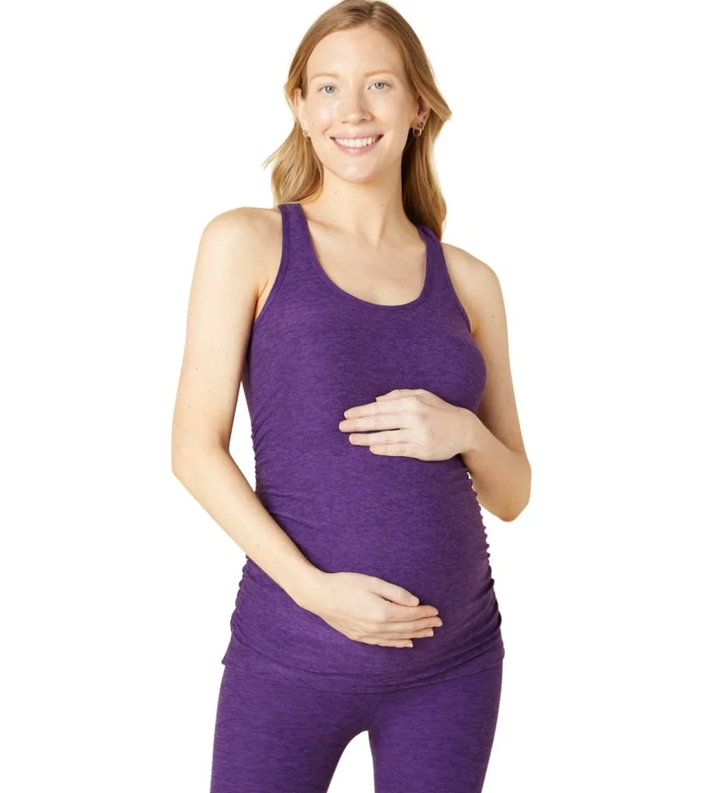 Beyond Yoga Maternity Travel Racerback Tank