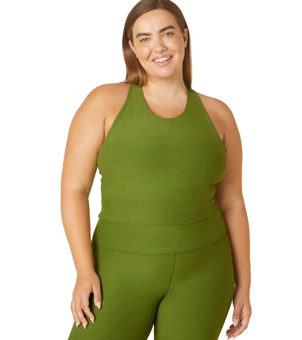 Beyond Yoga Plus Size Spacedye Focus Cropped Tank