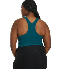 Beyond Yoga Plus Size Spacedye Focus Cropped Tank