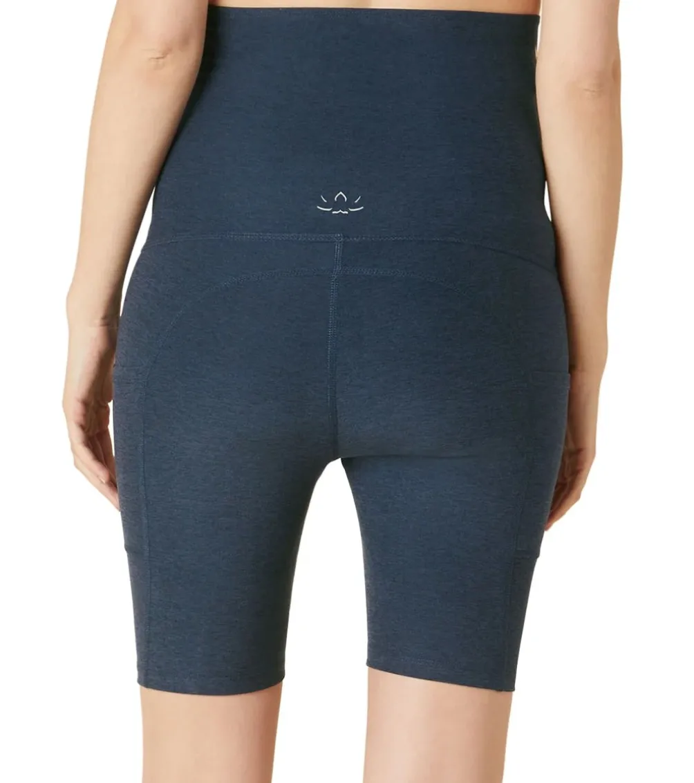 Beyond Yoga Spacedye Pockets Forever Maternity Biker Shorts