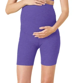 Beyond Yoga Spacedye Pockets Forever Maternity Biker Shorts