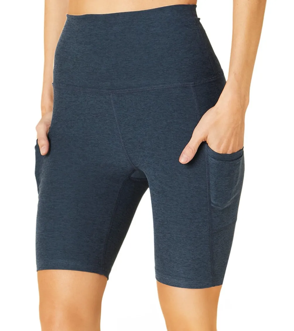 Beyond Yoga Spacedye Team Pockets High Waisted Biker Shorts