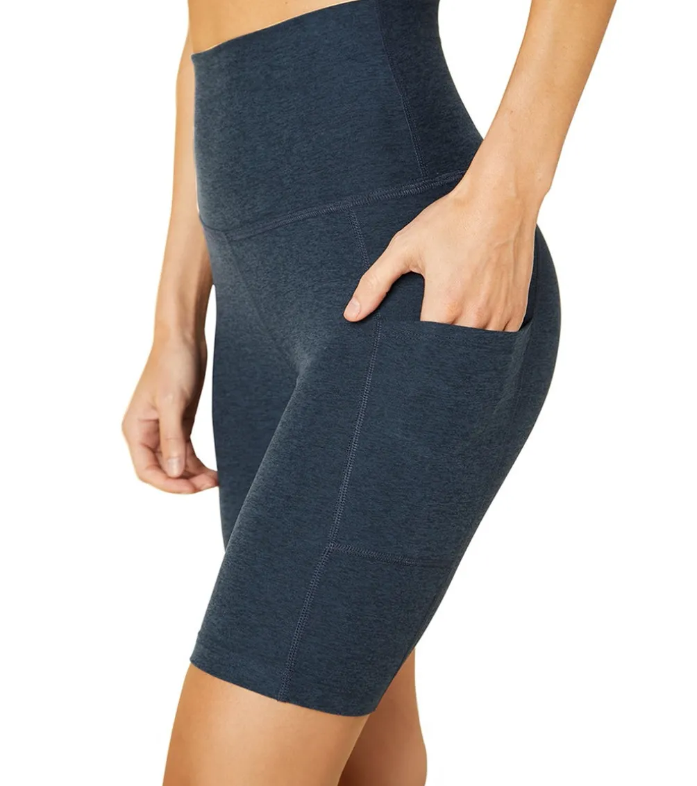 Beyond Yoga Spacedye Team Pockets High Waisted Biker Shorts