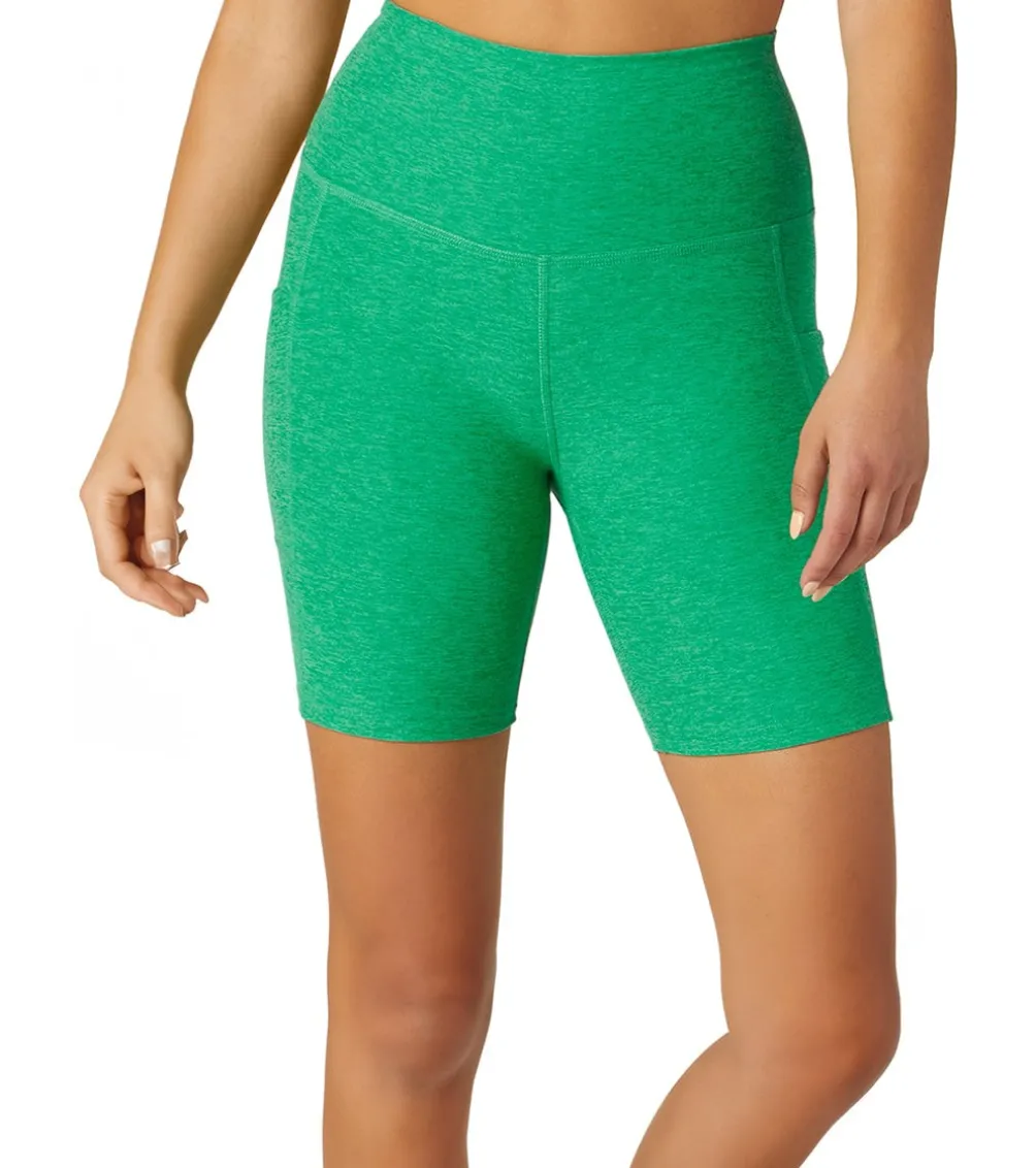 Beyond Yoga Spacedye Team Pockets High Waisted Biker Shorts