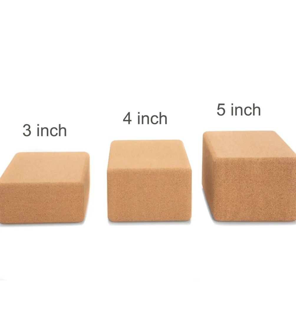 Everyday Yoga Cork Yoga Block 5 Inch