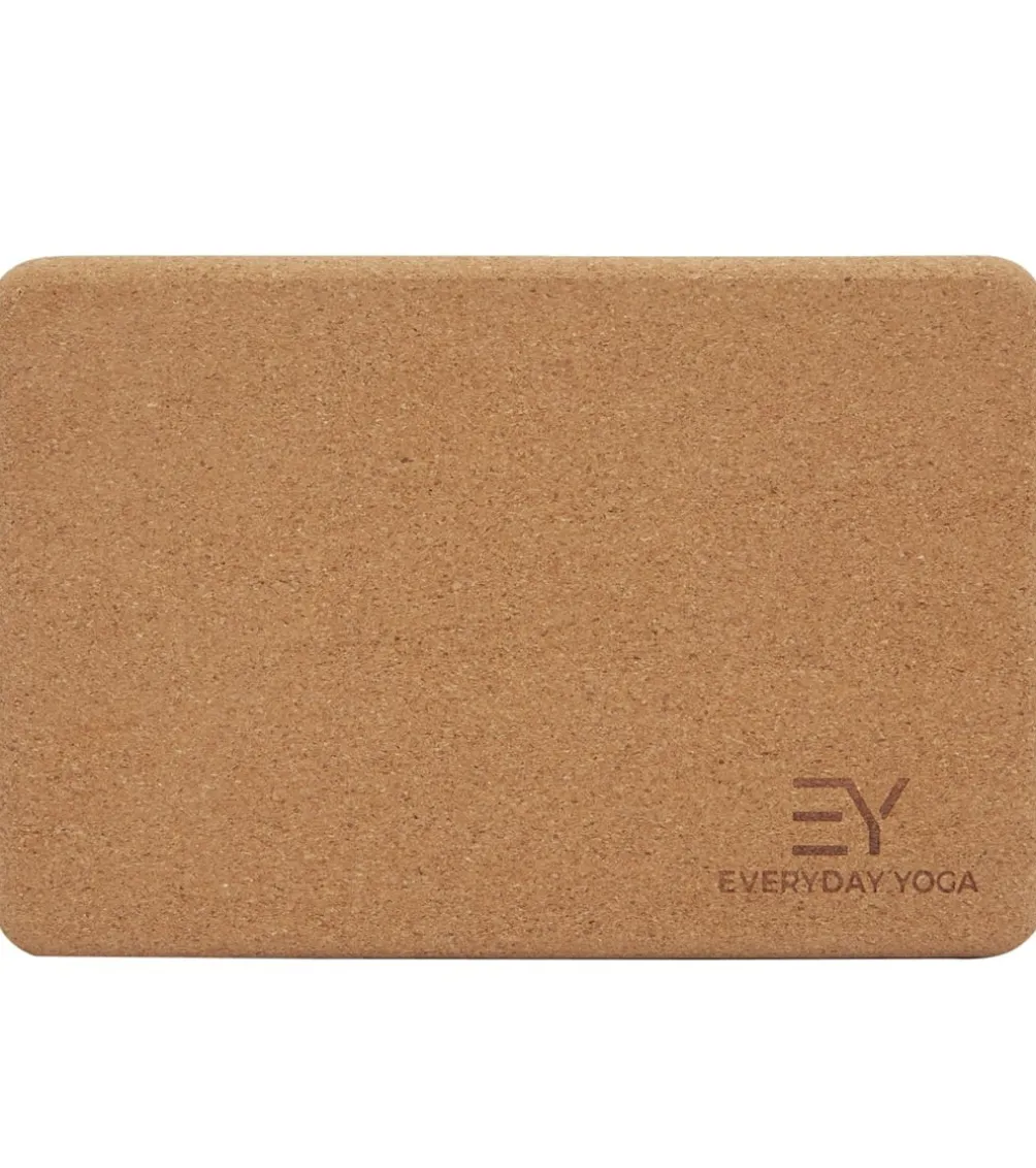 Everyday Yoga Cork Yoga Block 4 inch