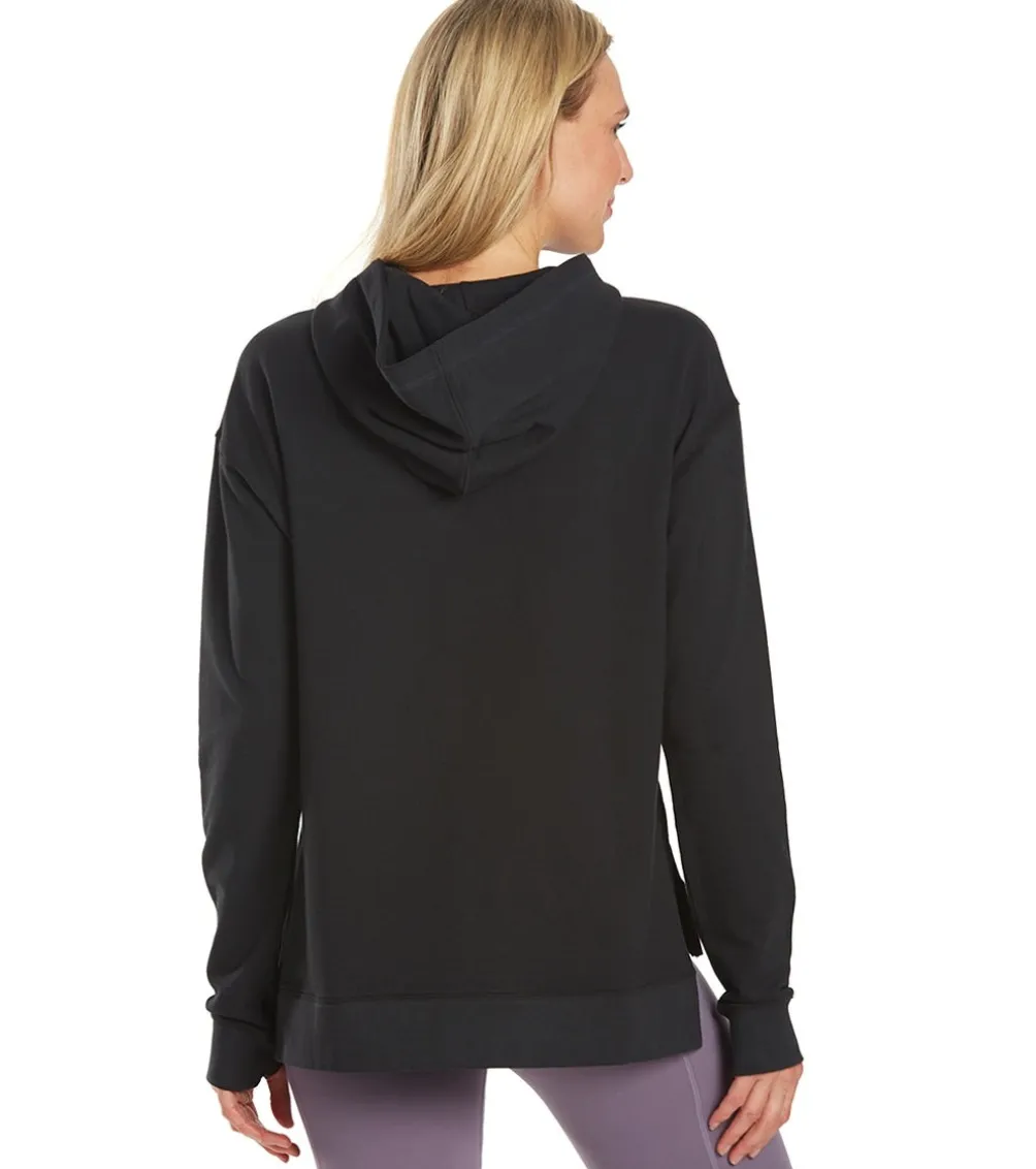 Everyday Yoga Diverse Solid Hi-Low Hooded Sweatshirt