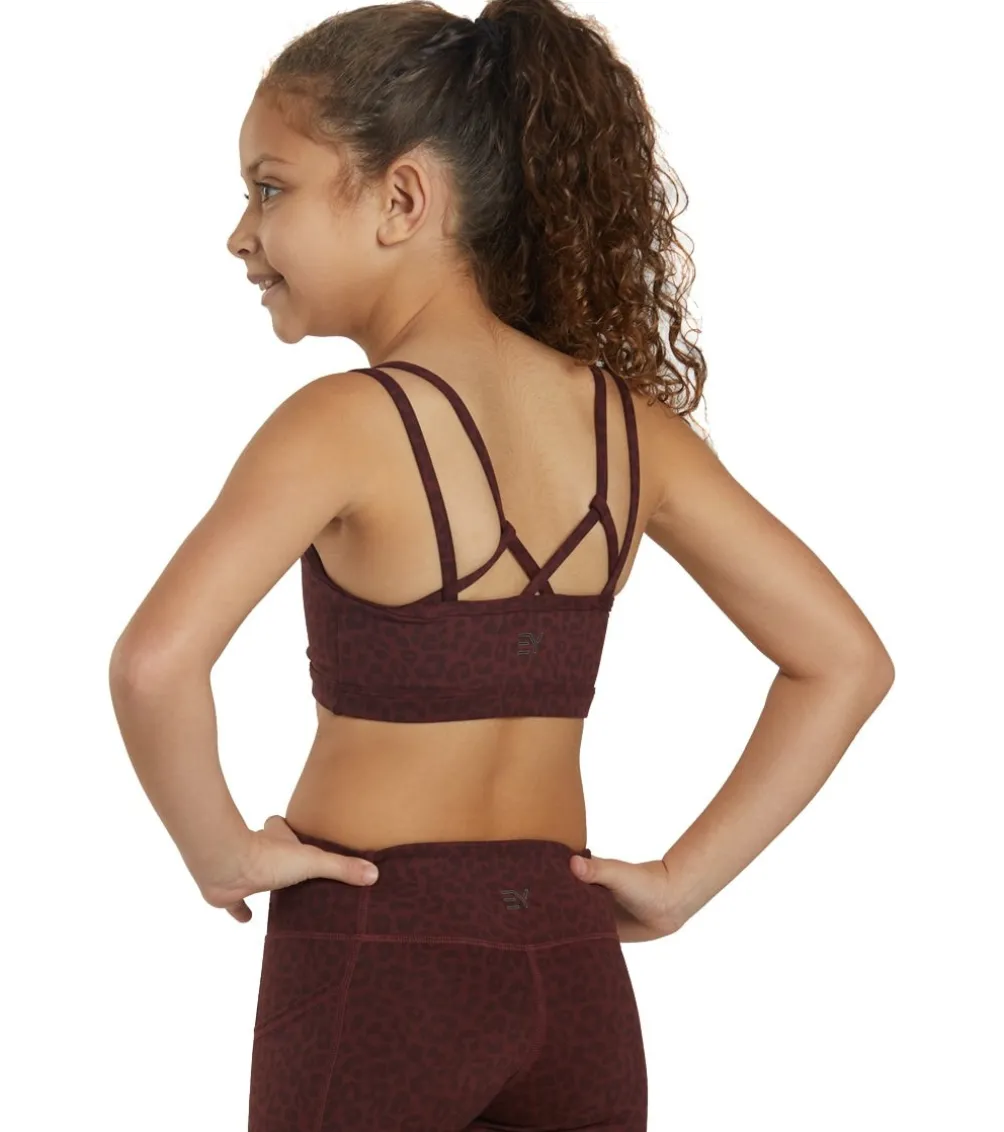 Everyday Yoga Girl Wholesome Cheetah Sports Bra