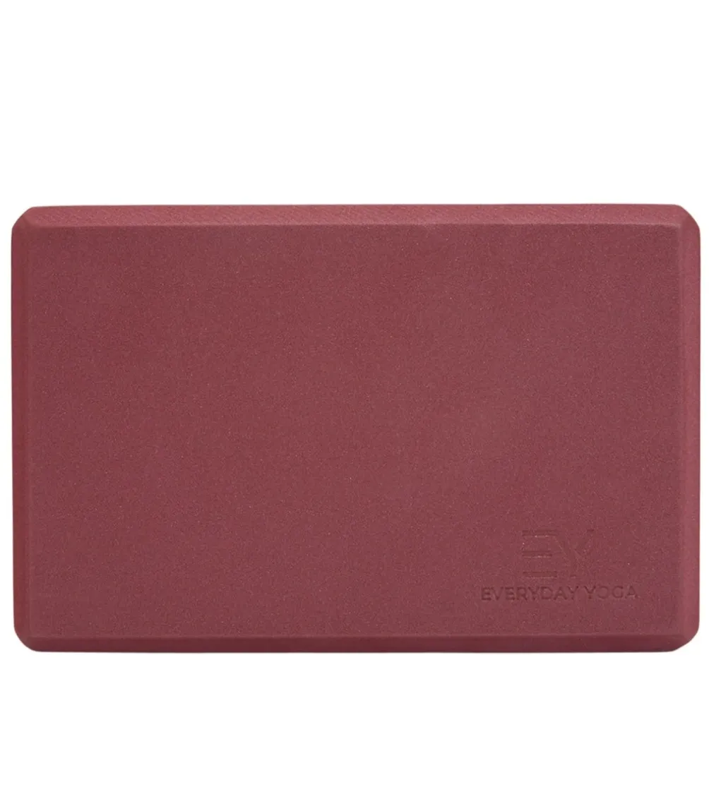 Everyday Yoga 4 Inch Foam Yoga Block