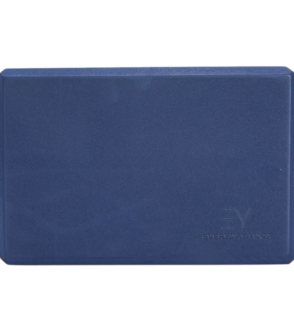 Everyday Yoga 4 Inch Tri Color Foam Yoga Block
