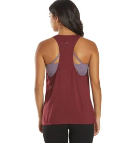 Everyday Yoga Motion Solid Racer Back Layering Tank