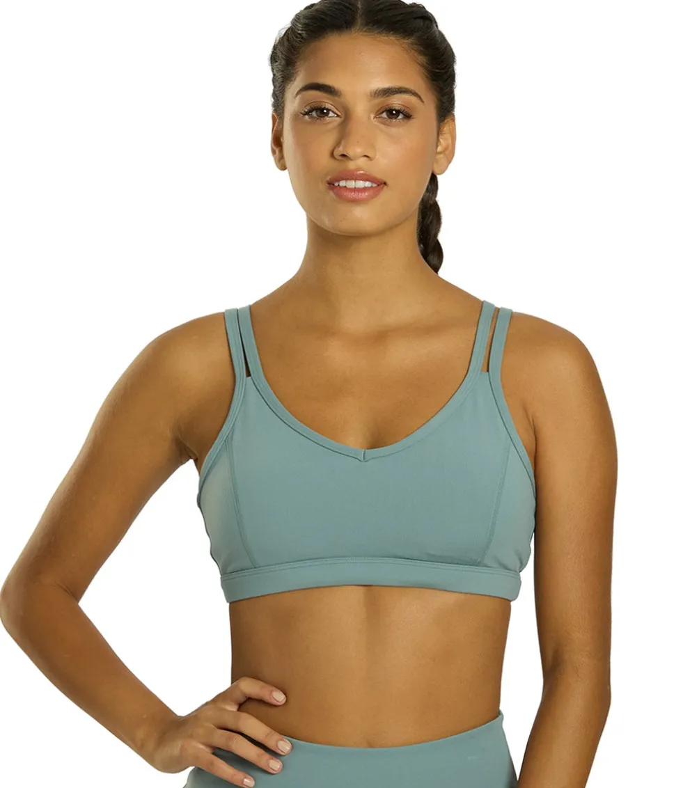 Everyday Yoga Radiant Solid Strappy Back Sports Bra