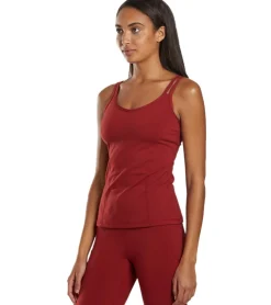 Everyday Yoga Radiant Solid Strappy Back Support Tank