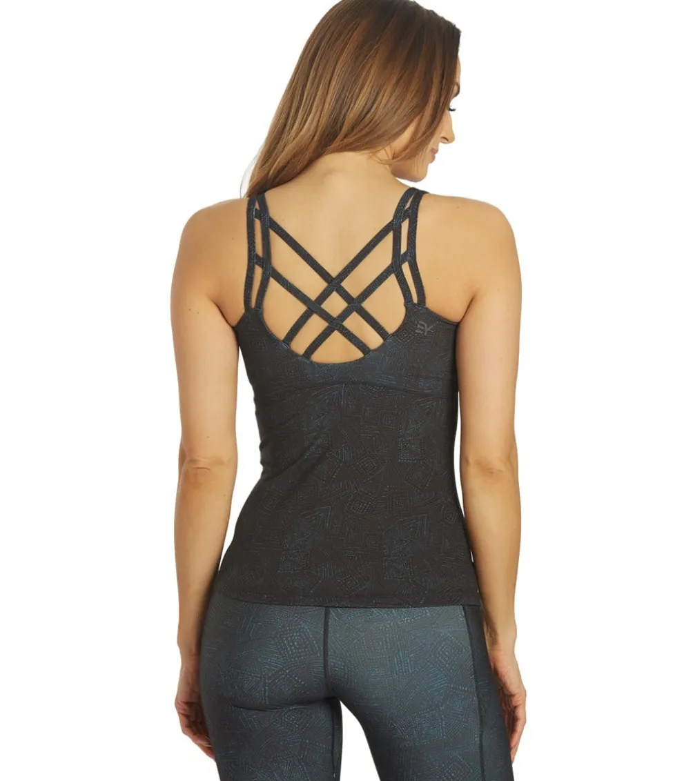 Everyday Yoga Radiant Tribe Strappy Back Support Tank