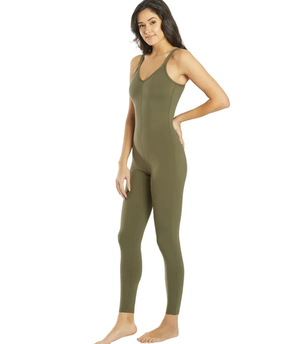 Everyday Yoga Strappy Back Long Leotard 28"