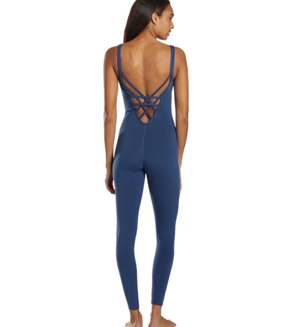 Everyday Yoga Strappy Back Long Leotard 28"