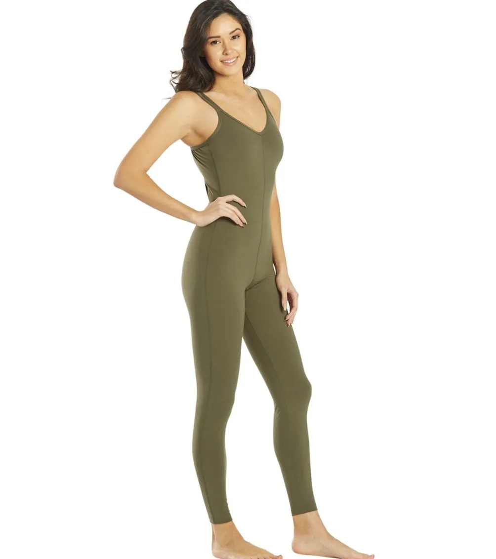 Everyday Yoga Strappy Back Long Leotard 28"
