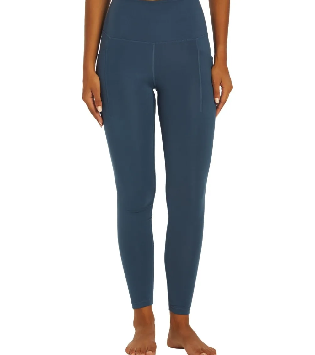 Everyday Yoga Uphold Solid High Waisted 7/8 Leggings With Pockets 25"
