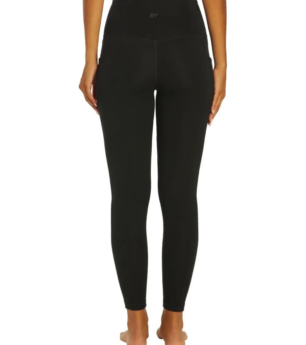 Everyday Yoga Uphold Solid High Waisted 7/8 Leggings With Pockets 25"
