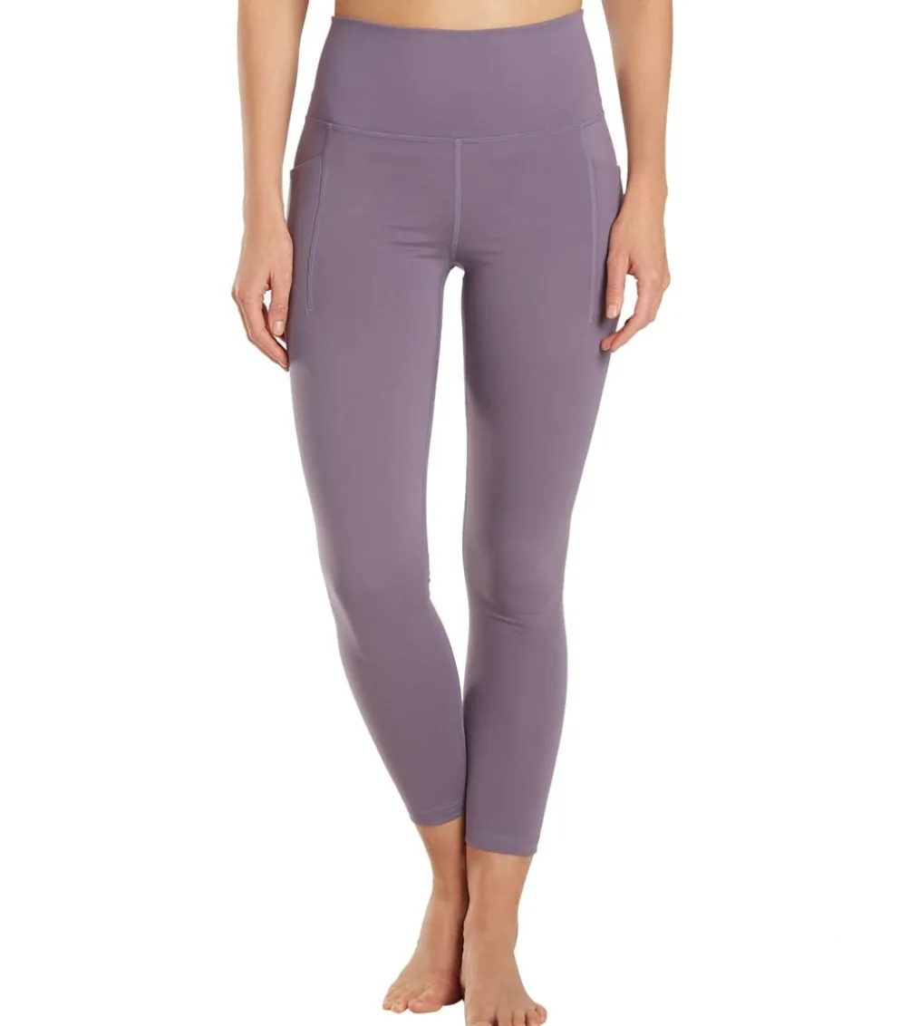 Everyday Yoga Uphold Solid High Waisted 7/8 Leggings With Pockets 25"