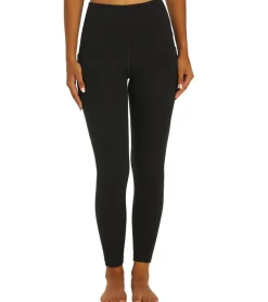 Everyday Yoga Uphold Solid High Waisted 7/8 Leggings With Pockets 25