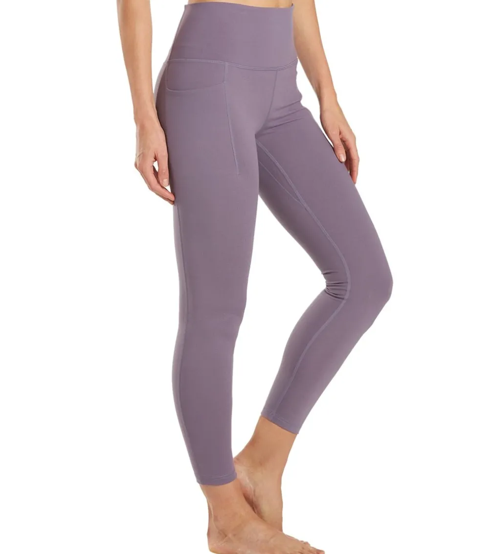 Everyday Yoga Uphold Solid High Waisted 7/8 Leggings With Pockets 25"