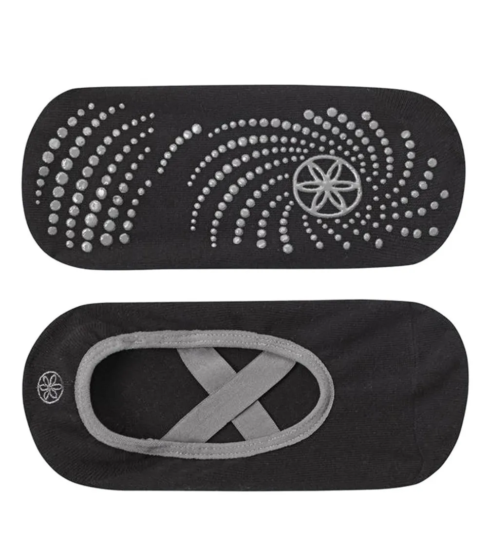 Gaiam Grippy Barre Yoga Socks O/S