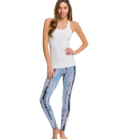 Hard Tail Flat Waist Cotton Ankle Yoga Leggings