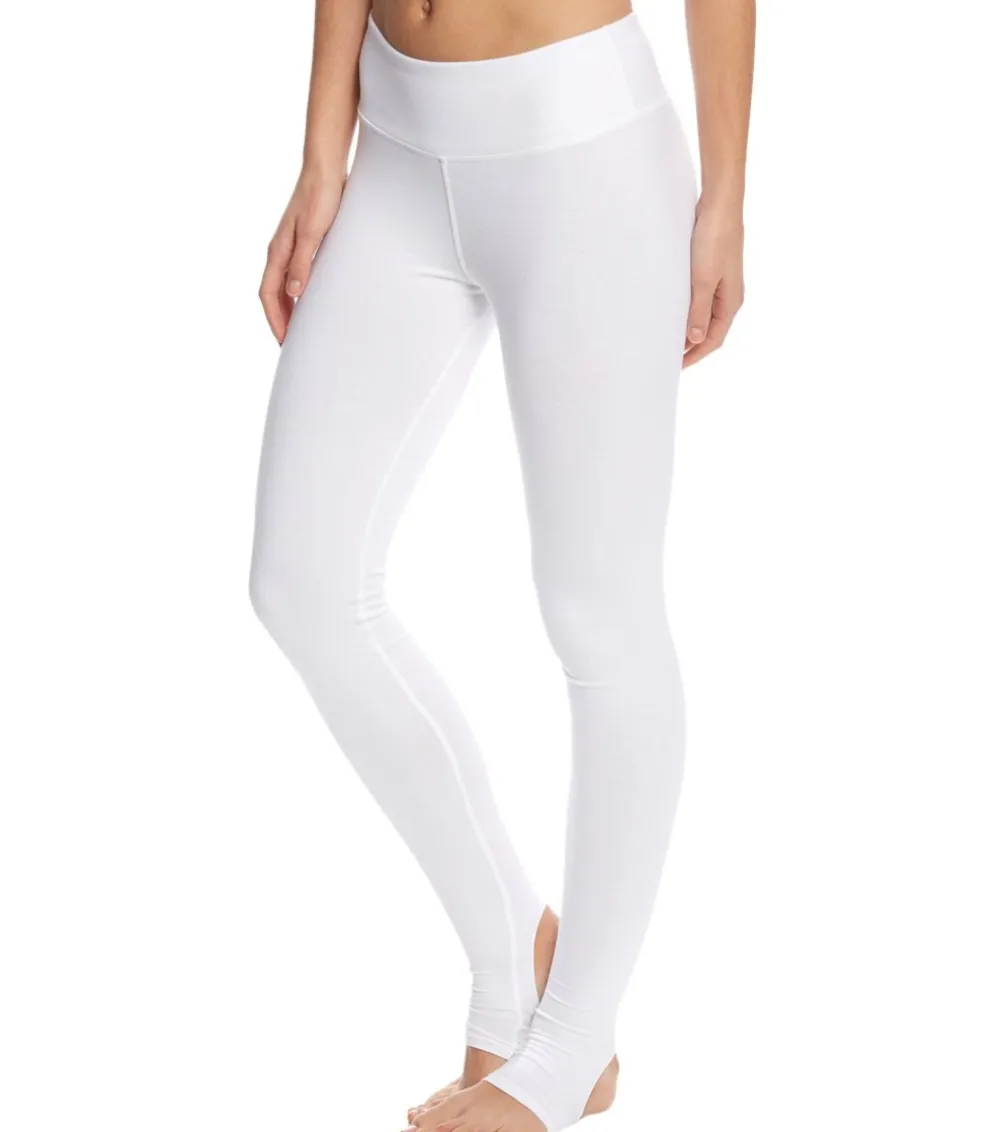 Hard Tail Flat Waist Cotton Stirrup Legging