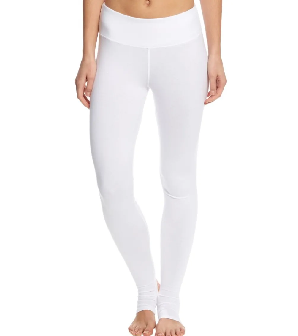 Hard Tail Flat Waist Cotton Stirrup Legging