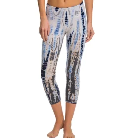 Hard Tail Flat Waisted Cotton Yoga Capris