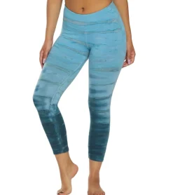 Hard Tail Flat Waisted Cotton Yoga Capris