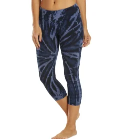 Hard Tail Flat Waisted Cotton Yoga Capris