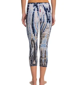 Hard Tail Flat Waisted Cotton Yoga Capris
