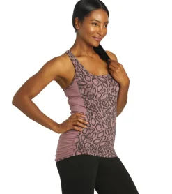 Hard Tail Hip Shirred Butterfly Tank