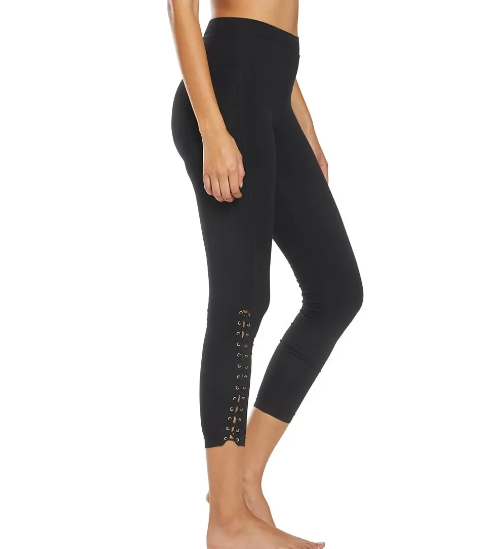 Hard Tail Laced Yoga Capris