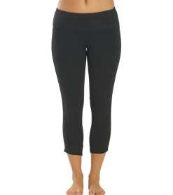 Hard Tail Racer Stripe Flat Waist Ankle Leggings