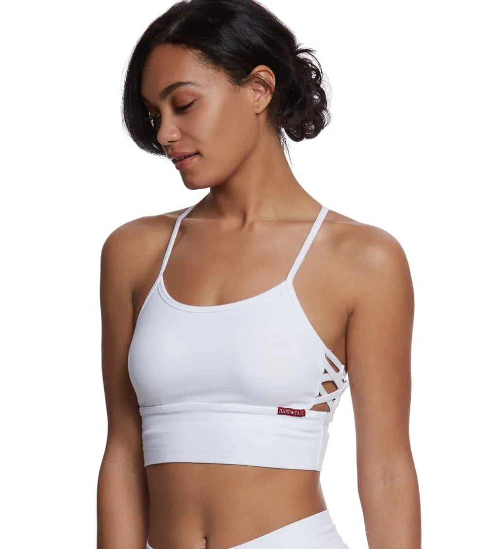 Hard Tail X Side Middy Yoga Sports Bra