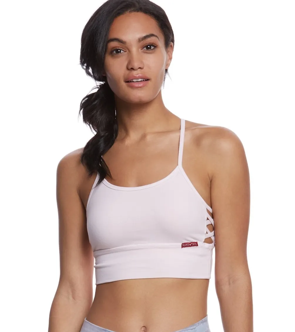 Hard Tail X Side Middy Yoga Sports Bra