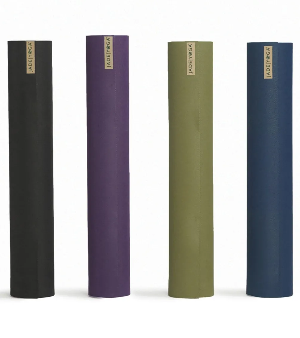 Jade Yoga Harmony Natural Rubber Yoga Mat 74" 5mm
