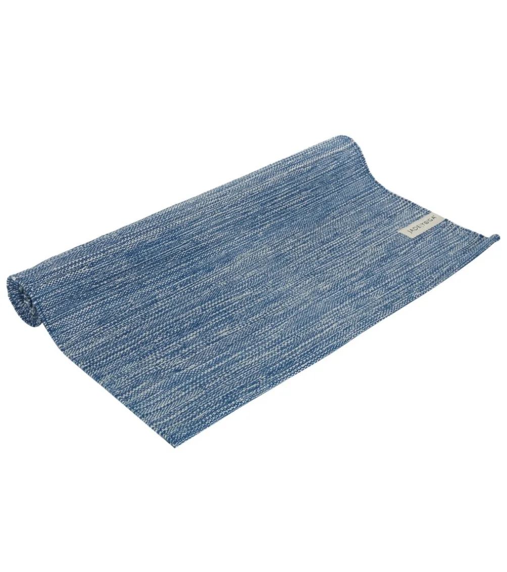 Jade Yoga Organic Cotton Hand Loomed Yoga Mat 72"
