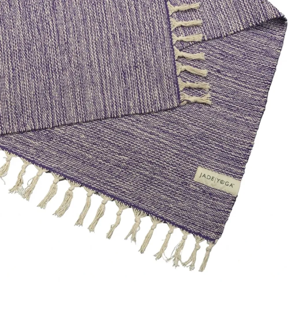 Jade Yoga Recycled Cotton Yoga Blanket