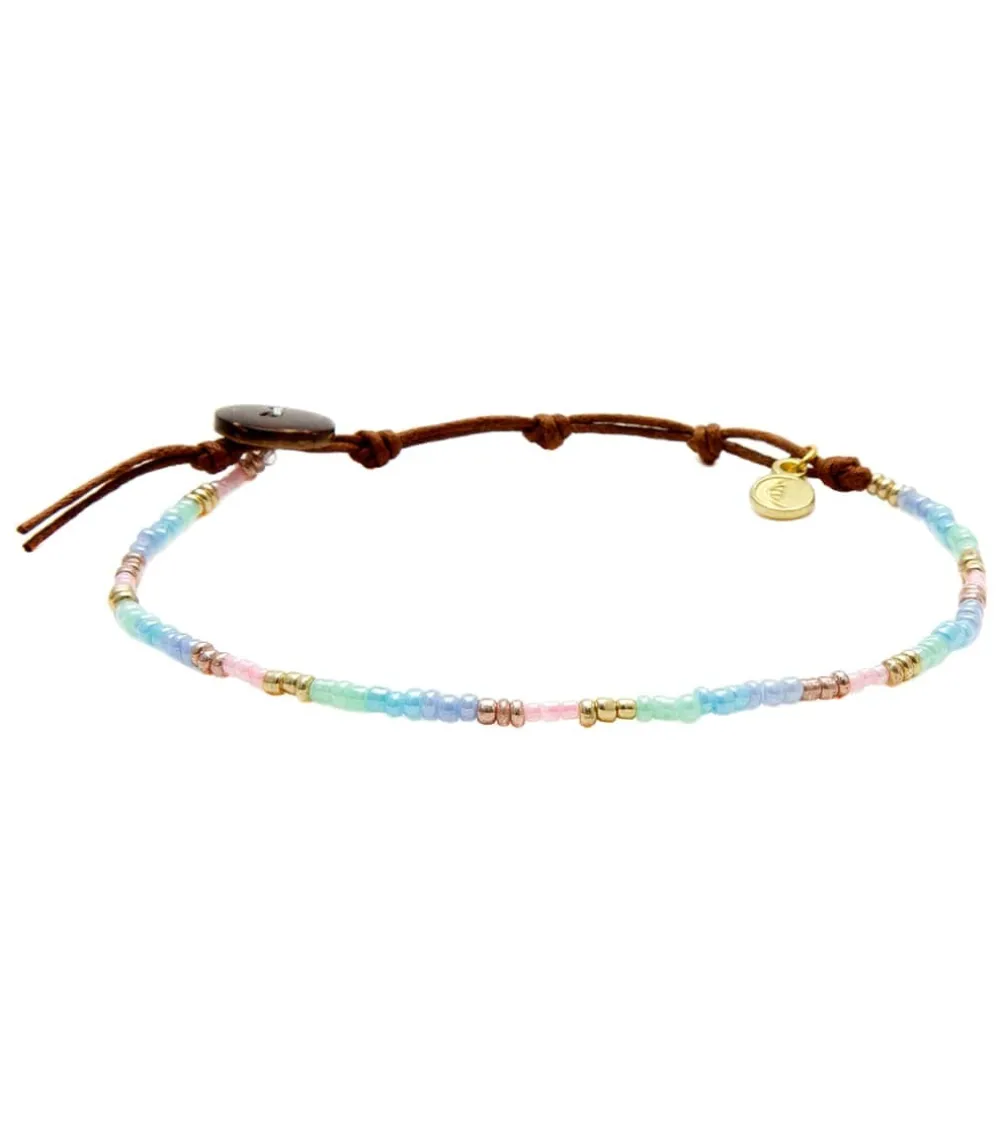 Lotus and Luna Anklet